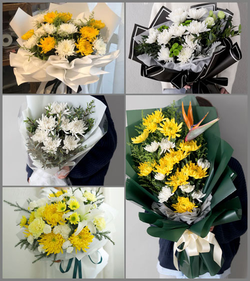 陕西榆林市靖边县张家畔街道白事花束代送